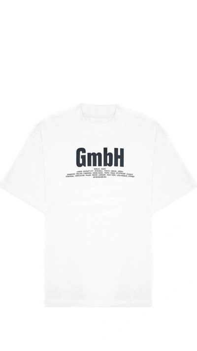 Shop Gmbh Birk T-shirt With Logo Print In White