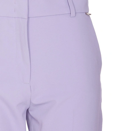Shop Liu •jo Liu Jo Trousers In Purple