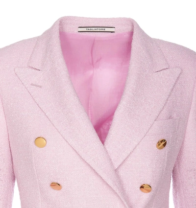 Shop Tagliatore Jackets In Pink