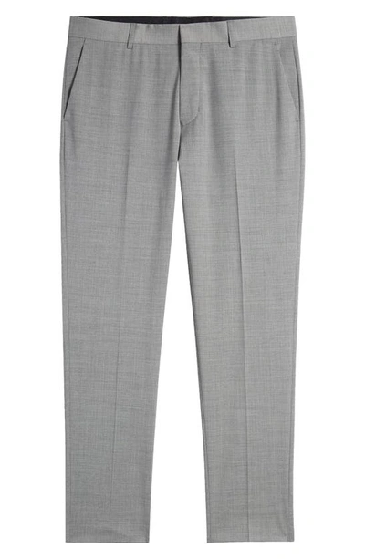 Shop Tiger Of Sweden Tenutas Slim Fit Trousers In Medium Grey Melange