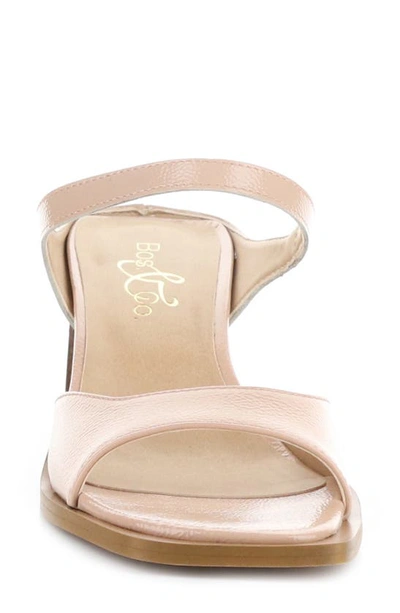 Bos. & Co. Briar Slide Sandal In Beige Nappalak