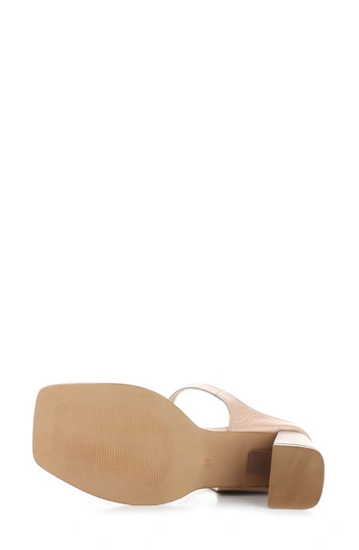 Shop Bos. & Co. Briar Slide Sandal In Beige Nappalak