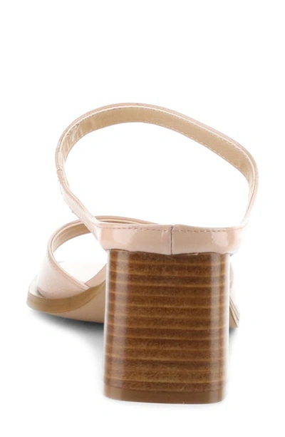 Shop Bos. & Co. Briar Slide Sandal In Beige Nappalak