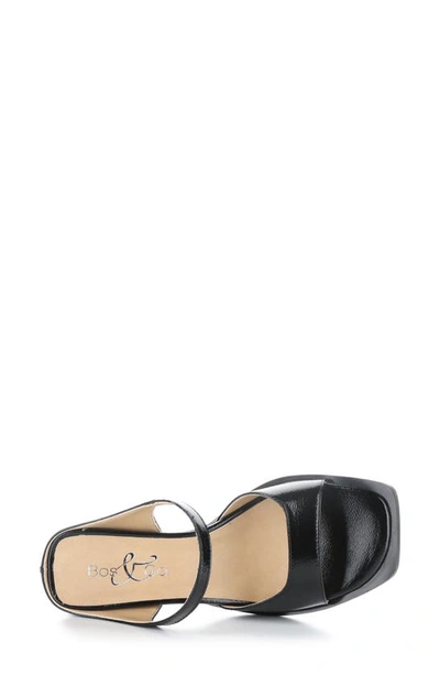 Bos. & Co. Briar Slide Sandal In Black Nappalak