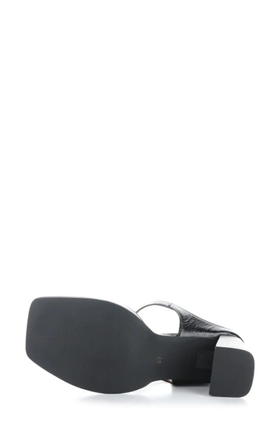 Bos. & Co. Briar Slide Sandal In Black Nappalak