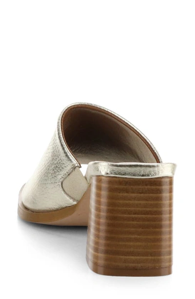 Bos. & Co. Bryn Slide Sandal In Platino Tumbled