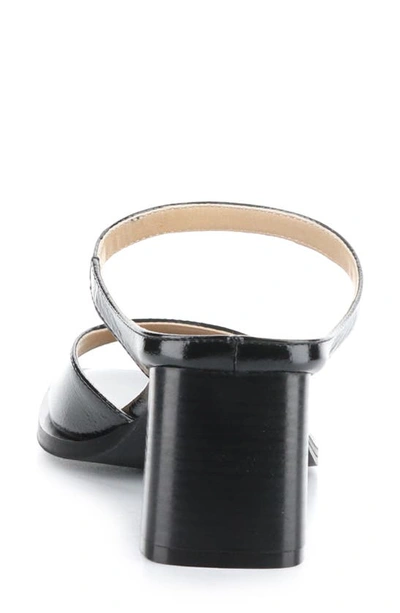 Bos. & Co. Briar Slide Sandal In Black Nappalak