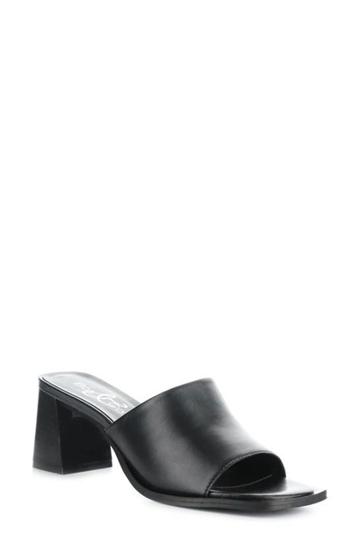 Shop Bos. & Co. Bryn Slide Sandal In Black Nappa