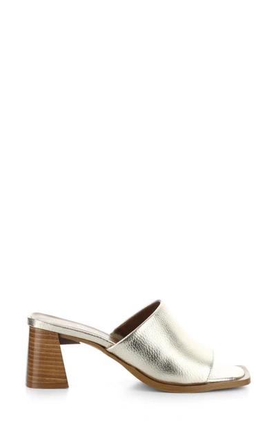 Bos. & Co. Bryn Slide Sandal In Platino Tumbled