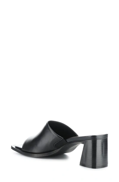 Bos. & Co. Bryn Slide Sandal In Black Nappa