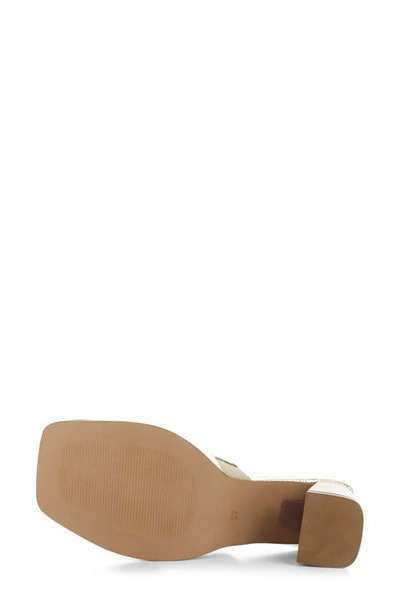 Bos. & Co. Bryn Slide Sandal In Platino Tumbled
