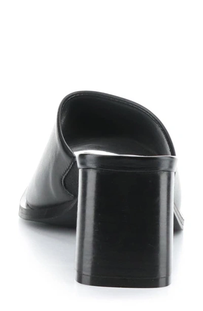 Bos. & Co. Bryn Slide Sandal In Black Nappa