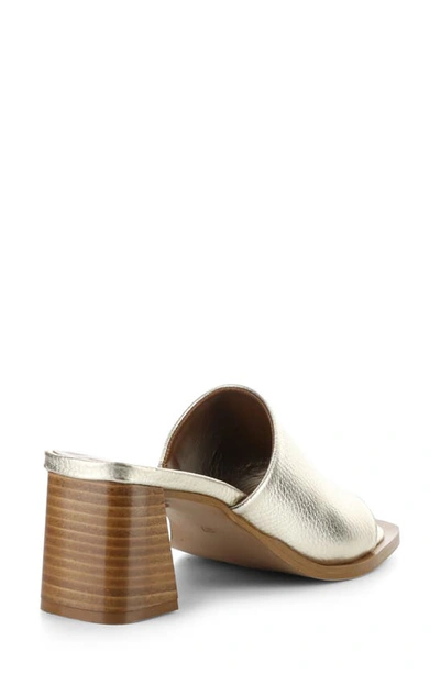 Bos. & Co. Bryn Slide Sandal In Platino Tumbled