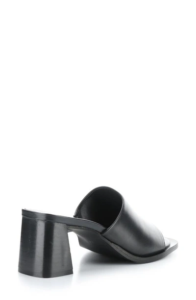 Shop Bos. & Co. Bryn Slide Sandal In Black Nappa