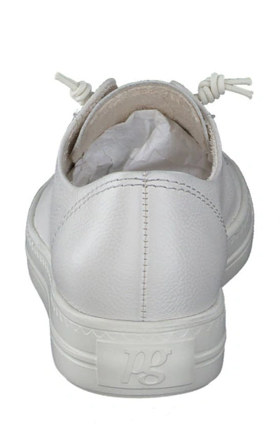 Shop Paul Green Hadley Platform Sneaker In Ivory Leather