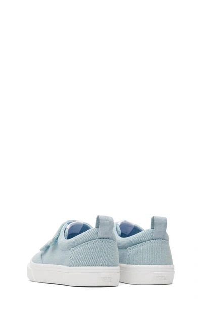 Shop Toms Kids' Fenix Double Strap Sneaker In Light Blue