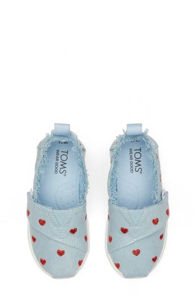 Shop Toms Kids' Alpargata Slip-on Sneaker In Light Blue