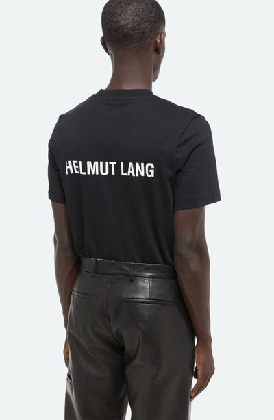 Shop Helmut Lang Gender Inclusive Logo Graphic T-shirt In Black