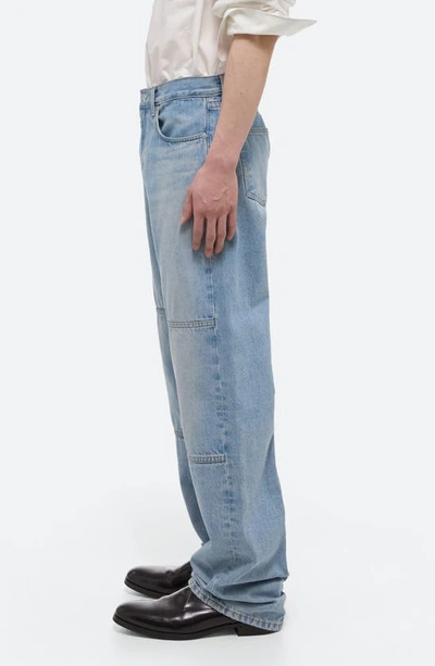 Shop Helmut Lang Carpenter Jeans In Light Indigo