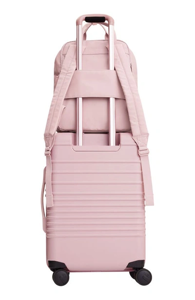 Shop Beis The Expandable Backpack In Atlas Pink