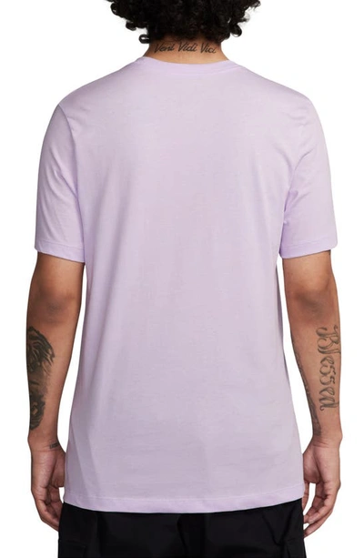 Shop Nike Air Graphic T-shirt In Violet Mist