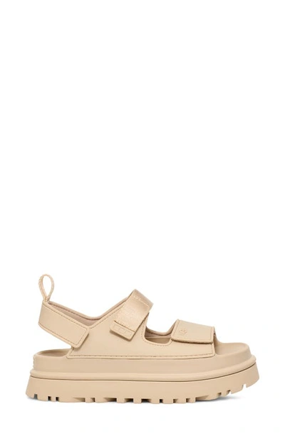 Shop Ugg Goldenglow Slingback Sandal In Sea Salt