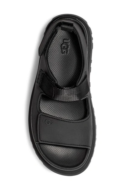 Shop Ugg Goldenglow Slingback Sandal In Black
