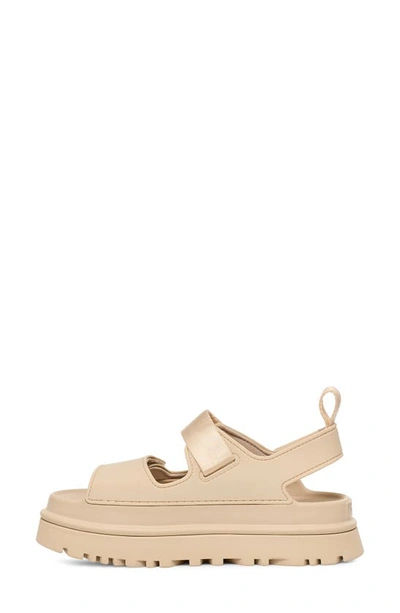 Shop Ugg Goldenglow Slingback Sandal In Sea Salt