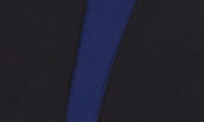 Shop Mugler Colorblock Panel Short Sleeve Top In Multico Ocean/ Magenta