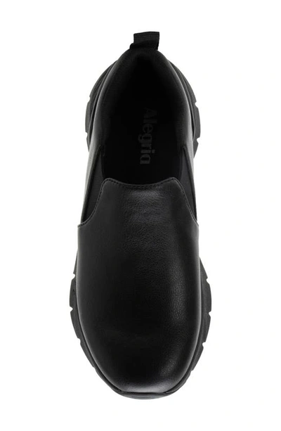 Alegria By Pg Lite Kavalry Slip-on Flat In Jet Black