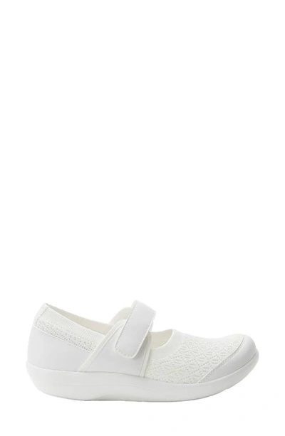 Shop Alegria By Pg Lite Dinamo Mary Jane Flat In White