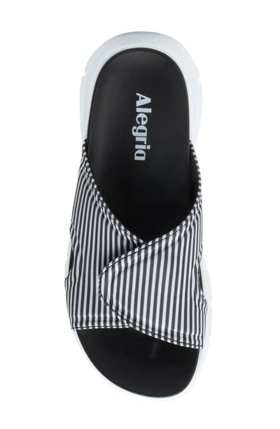 Shop Alegria By Pg Lite Sunie Slide Sandal In Stripes