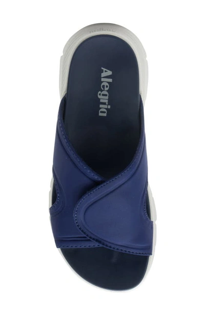 Shop Alegria By Pg Lite Sunie Slide Sandal In Navy