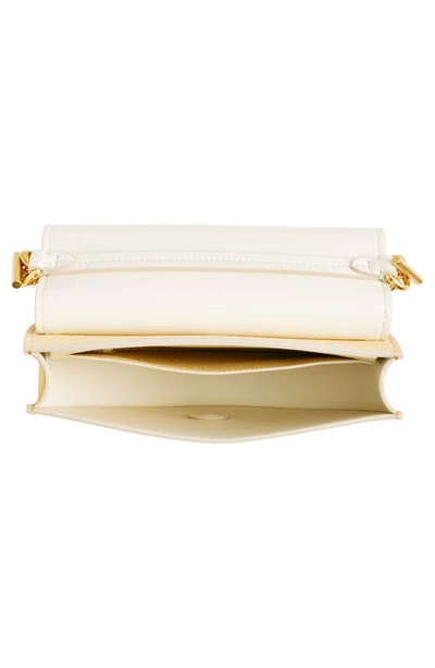 Shop Chloé Small Marcie Colorblock Leather Top Handle Bag In White 101