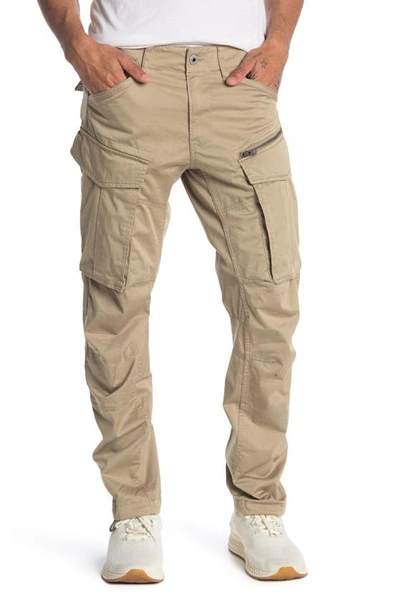 Shop G-star Raw Rovik Tapered Fit Cargo Pants In Dune