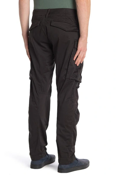 Shop G-star Raw Rovik Tapered Fit Cargo Pants In Raven