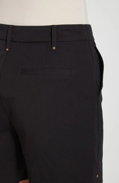 Shop Lyssé Amanda Stretch Twill Shorts In Black