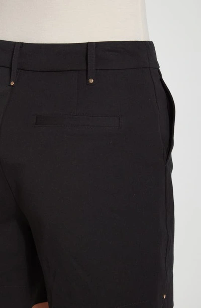 Lyssé Amanda Stretch Twill Shorts In Black