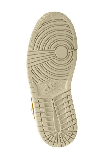 Shop Jordan Air  1 Low Sneaker In Sail/ Yellow Ochre/ Vanilla