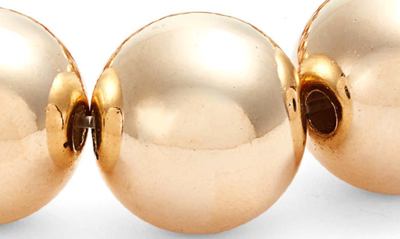 Shymi Beaded Ball Stretch Bracelet In Gold