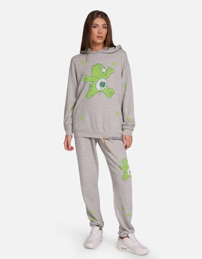 Lauren Moshi Harmony Good Luck Bear In Heather Grey