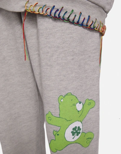 Lauren Moshi Harmony Good Luck Bear In Heather Grey