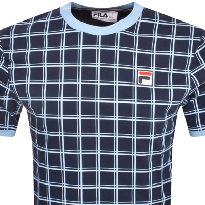 Shop Fila Vintage Freddie T Shirt Navy