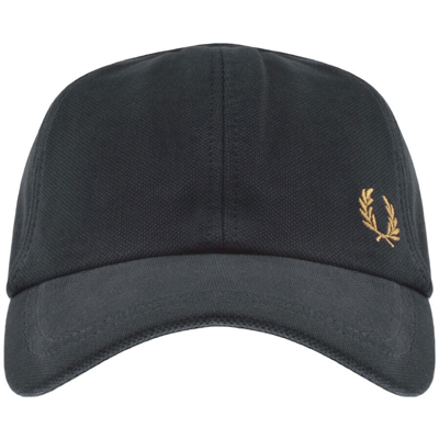 Shop Fred Perry Pique Classic Cap Navy
