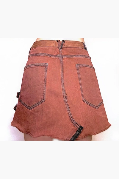 Shop Akings Omari Crimson Skirt In 2xl