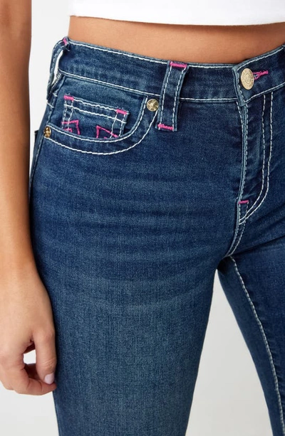 Shop True Religion Brand Jeans Halle High Waist Skinny Jeans In Dark Boreal