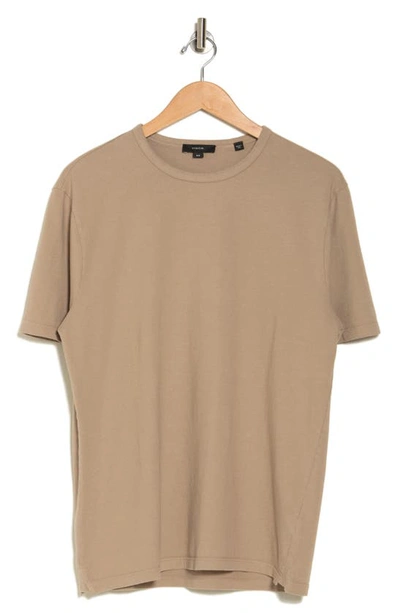 Shop Vince Solid T-shirt In Washed Earthenware