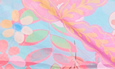 Ranee's Floral Print Duster In Pink
