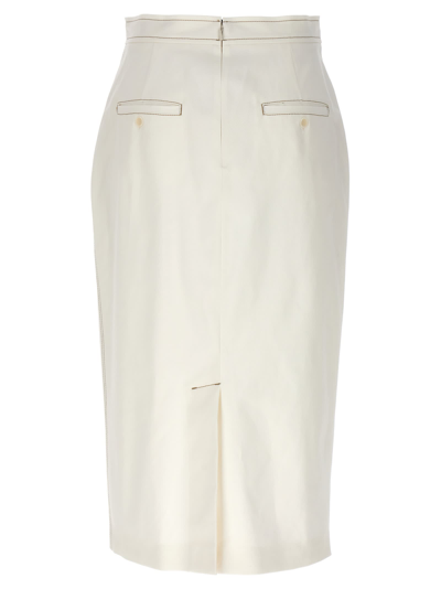 Shop Max Mara Zulia Skirt In White