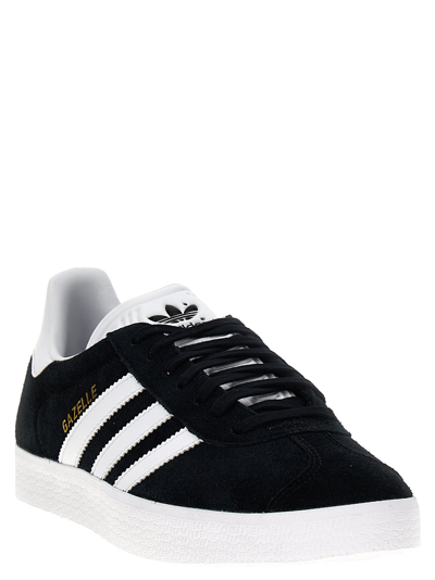 Shop Adidas Originals Gazelle Sneakers In White/black